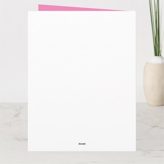 27e verjaardag Kaart met naam van de ontvanger (Achterkant)