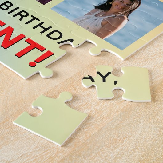 27e Verjaardag: Leuke Regenboog #, Aangepaste Naam Legpuzzel (Zijkant)