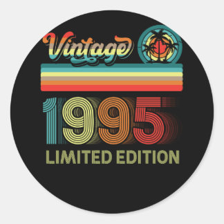 27e verjaardag Mannen 27 jaar oud 1995 Ronde Sticker