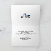 27e verjaardag met een motorfiets kaart (Binnen)