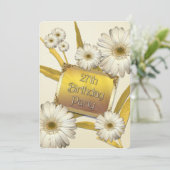 27e verjaardag Uitnodiging voor daders (Staand voorkant)