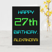 27e verjaardag van Fun Digital Computing Kaart (Gele Bloem)