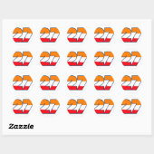 27Nieuw Ronde Sticker (Vel)