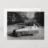 27th March 1917: The armoured vehicle squadron Briefkaart (Voorkant / Achterkant)