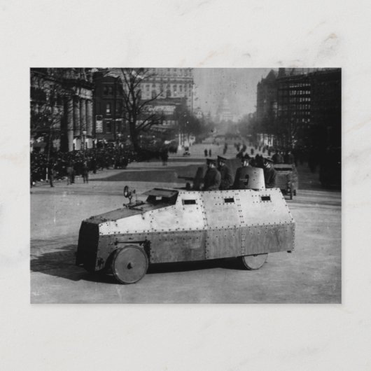 27th March 1917: The armoured vehicle squadron Briefkaart (Voorkant)