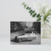 27th March 1917: The armoured vehicle squadron Briefkaart (Staand voorkant)