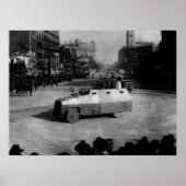 27th March 1917: The armoured vehicle squadron Poster (Voorkant)