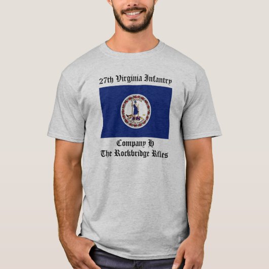 27th Virginia Infantry T-shirt (Voorkant)