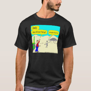 280 Google Earth Cartoon in kleur T-shirt