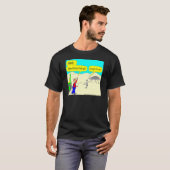 280 Google Earth Cartoon in kleur T-shirt (Voorkant volledig)