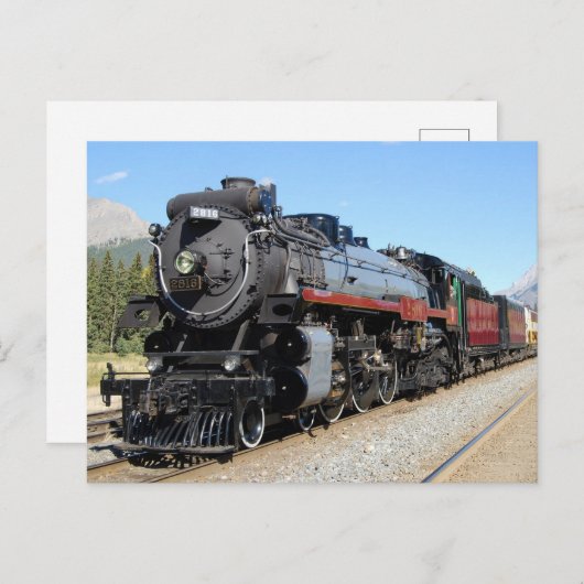 2816 Locomotief Briefkaart (Voorkant / Achterkant)