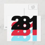 281 Gebiedscode Briefkaart (Voorkant / Achterkant)