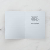 2846 Grijze Kat Pet Sympathie Kaart (Binnen)