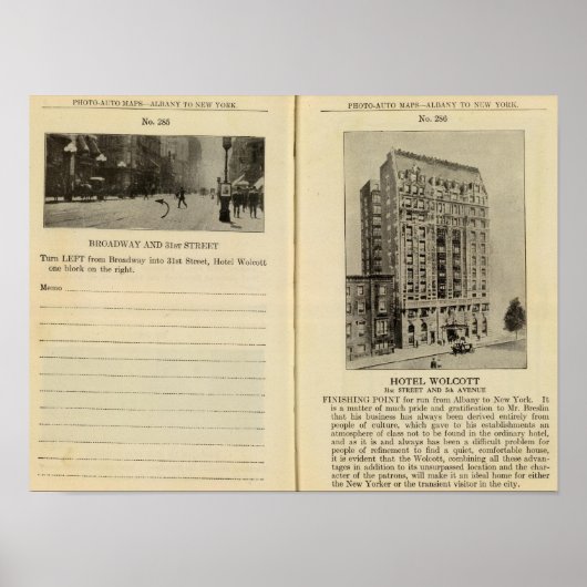 28586 Broadway & 31st St.-Hotel Wolcot Poster (Voorkant)