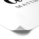 28:20 bijbelvers Ik ben altijd bij je. Poster (Hoek)