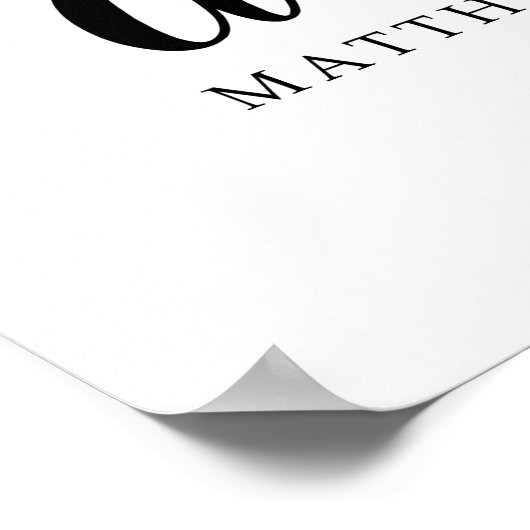 28:20 bijbelvers Ik ben altijd bij je. Poster (Hoek)