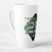 28 Achtentwintig Latte Mok (Linkerhoek)