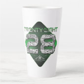 28 Achtentwintig Latte Mok (Voorkant)