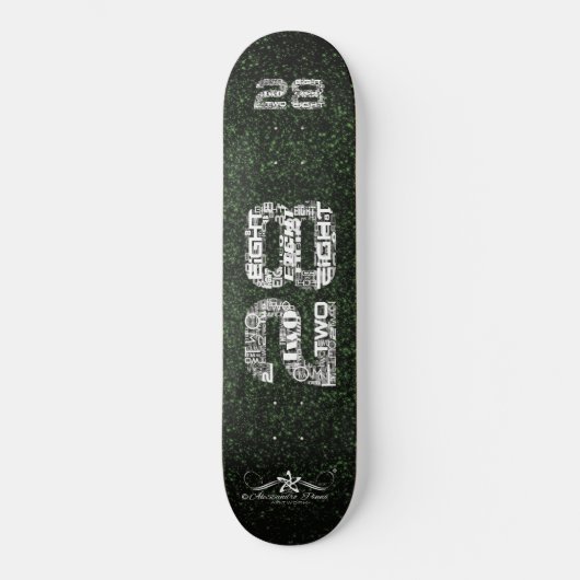 28 Achtentwintig Persoonlijk Skateboard (Voorkant)