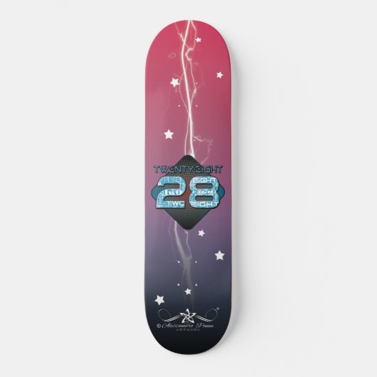 28 Achtentwintig Persoonlijk Skateboard (Voorkant)