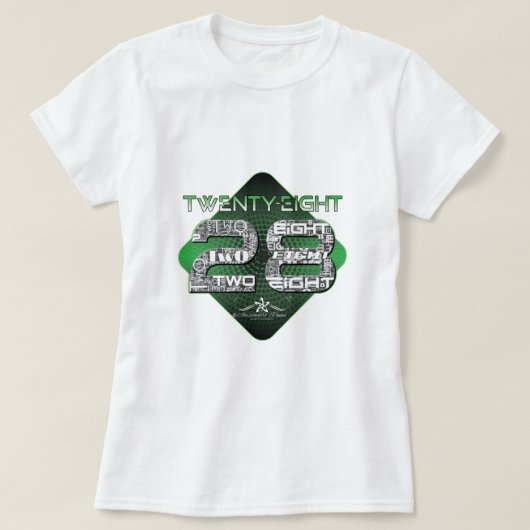 28 Achtentwintig T-shirt (Design voorkant)