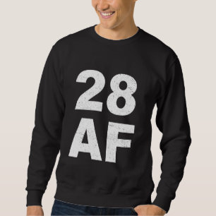 28 AF T-Shirt - 28e Verjaardag Shirt Mannen Vrouwe