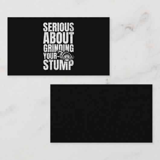 28.Arborist for a Tree trimmer Visitekaartje (Voorkant / Achterkant)