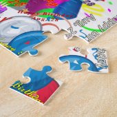 28 augustus, Birthday Jigzaag Puzzle Legpuzzel (Zijkant)