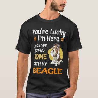 28 Bleef thuis met mijn Beagle T-shirt