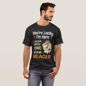 28 Bleef thuis met mijn Beagle T-shirt (Voorkant volledig)