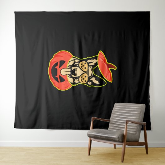 28 Duitse herder in eng pompoen Shirt Funny Cu Wandkleed (In Situ (horizontaal))