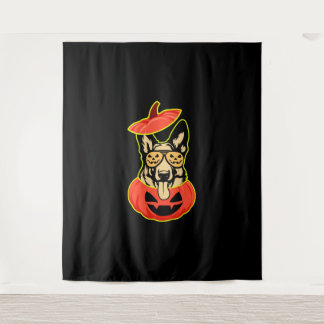 28 Duitse herder in eng pompoen Shirt Funny Cu Wandkleed