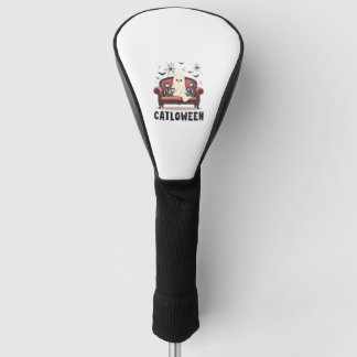 28 Duitse Herdershond in eng T-shirt met pompoen F Golfheadcover