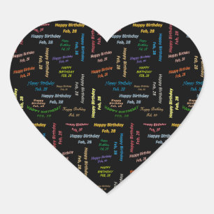 28 februari, 28-jarig Sticker