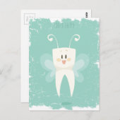 28 februari - Dag van de Tooth Fairy Briefkaart (Voorkant / Achterkant)