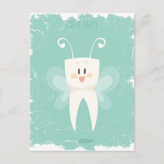 28 februari - Dag van de Tooth Fairy Briefkaart (Voorkant)