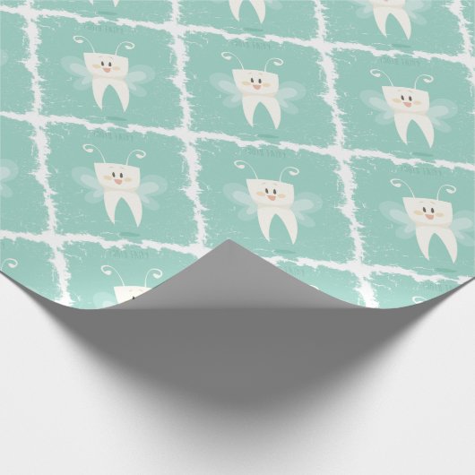 28 februari - Dag van de Tooth Fairy Cadeaupapier (Hoek)