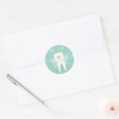 28 februari - Tandenfee Dag Ronde Sticker (Envelop)