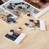 28 Foto Collage Raster - 1 Tekstvak Legpuzzel (Zijkant)