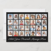 28 Fotocollage Voeg uw eigen groet toe Kaart (Voorkant)