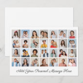 28 Fotocollage Voeg uw eigen Kaart met een groet t (Voorkant / Achterkant)