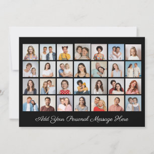 28 Fotocollage Voeg uw eigen wensbord toe Kaart