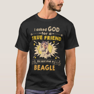 28 God gevraagd - Ware Vriend - Een Beagle T-shirt