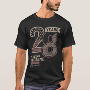 28 jaar Geweldige 28e geboorte-cadeauideeën T-shirt