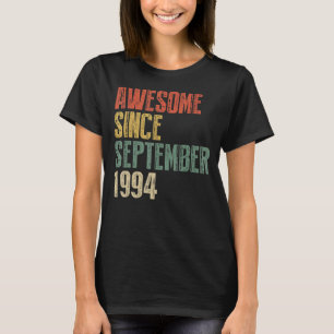 28 jaar oud Geweldige sinds september 1994 28e 1 T-shirt
