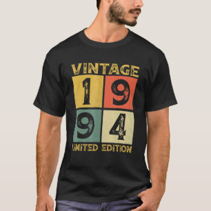 28 Jaar Oud Retro 1994 28e Verjaardag T-shirt