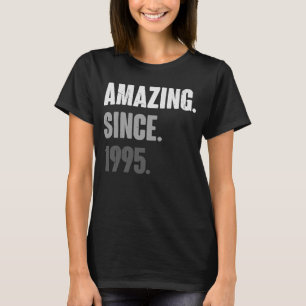 28 jaar oude Vintage 1995 28ste verjaardag T-shirt