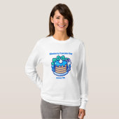 28 jan - Blauwe bessen Pannenkoekendag T-shirt (Voorkant volledig)