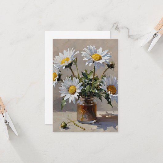 28 januari Nationale Daisy Day B Kaart (Voorkant / Achterkant in situ)