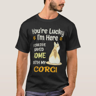 28 Jij Bent Gelukkig Corgi T-shirt